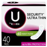 U by Kotex Clean & Secure Heavy Ultra-Thin Feminin