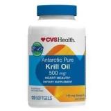 CVS Health Pure Omega-3 Krill Oil, 500 MG, 120 CT
