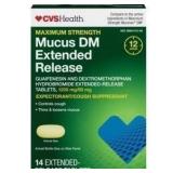 CVS Health 12HR Maximum Strength Mucus DM Extended