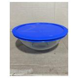 Pyrex Blue 2.5-Qt Used Mixing Bowl