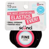 Scunci Fine Hair Elastics