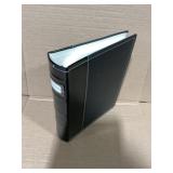 Black Faux Leather CDDVD Storage Binder