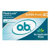 o.b. Custom Fit Applicator-Free Tampons