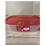 McCormick 12-Cup ClearRed Lid Storage Container