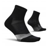 Feetures New Black Light Cushion Quarter Socks