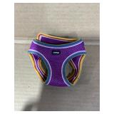Lil Pals Purple Rainbow Mesh Pet Harness