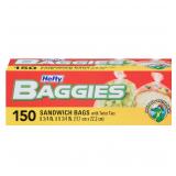 Hefty Twist Tie Sandwich Bags 150 Count