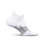 Feetures White No Show Tab Socks