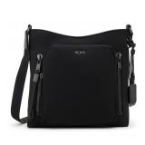 TUMI BlackGunmetal Crossbody Handbag