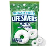 Life Savers Sugar Free Wint O Green Mints 2.75oz