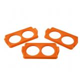 BLACKSTONE Orange Silicone Egg Rings 6-Pack