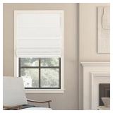 SUN ZERO Blackout Roman Shade 31x64 White
