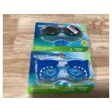 Speedo Kids Shark Swim Goggles 3-6 Yrs Blue