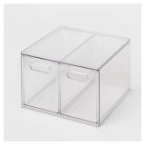 Brightroom 2-Drawer Clear Storage