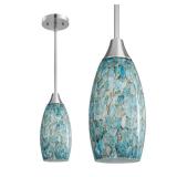 EDISHINE Medium Blue 1-Light Pendant