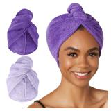 Turbie Twist Microfiber Hair Towel Large 2-Pk
