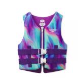 Speedo Youth Purple Life Vest 50-90 Lbs