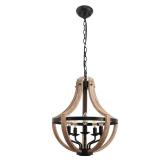 Modern Geometric 5-Light Chandelier