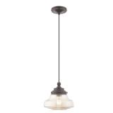 Livex 9 Mini Pendant English Bronze