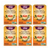 Yogi Sweet Tangerine Energy Tea 16 Count 6-Pack