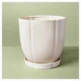 Hearth  Hand 11.25 Planter Pot w Saucer