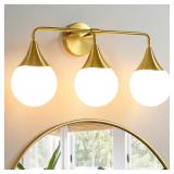 HAHZT 2-Light Vanity Light Brushed Gold