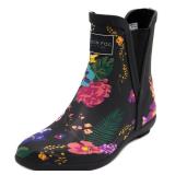 LONDON FOG Black Dot Rain Boot 9 M US