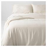 Casaluna KingCal King Linen Comforter Set
