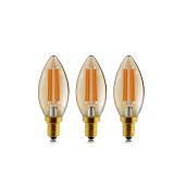 helloify B11 Dimmable LED Candelabra Bulb 3PK