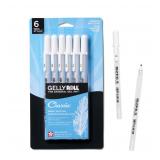 SAKURA Gelly Roll Bold White Pens 6pk