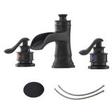 BWE 8in Widespread Bathroom Faucet