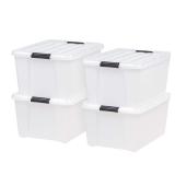 IRIS USA 45 Qt. Plastic Bin 6-Pack