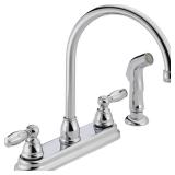 DELTA Chrome Kitchen Faucet 8in x 11.5in