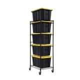 HDX 27 Gal. Storage Tote Rack