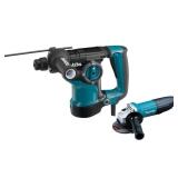 Makita 1-18 Rotary Hammer  4-12 Grinder