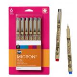 SAKURA Pigma Micron 01 Pen Set 6-Piece