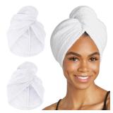 Turbie Twist 2-Pack Extra Long Microfiber Hair...
