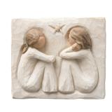 Willow Tree Friendship Plaque 4.75W