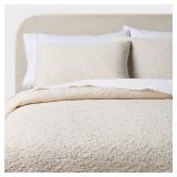 Threshold FQ Matelasse Quilt  Shams