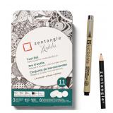 SAKURA 11 Pc Zentangle Set w 4-58 Tiles
