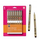 SAKURA Pigma Sepia Artist Pens Asst 8PC
