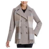 London Fog Peacoat w Scarf Medium