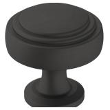 Amerock Cabinet Knob 1-14in Matte Black