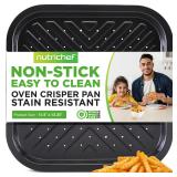 NutriChef Non-Stick Square Oven Crisper Pan
