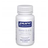 Pure Encapsulations Vitamin D3  K2 60 ct