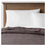 Threshold King Cotton-Linen Quilt