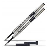 Cross Gel Rollerball Refill Med 2-Pack Black