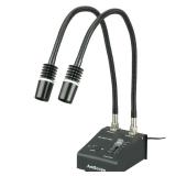 AmScope LED UV-365 Dual Goose-Neck Light