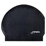 FINIS Black Swim Cap One Size