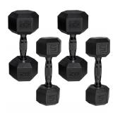 CAP 50 lbs Coated Dumbbell Set